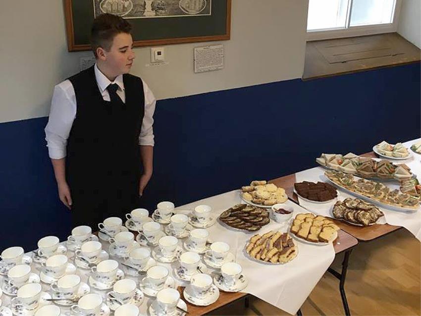 Funeral tea Catering by outside catering company and wedding caterers Bwyd Bethan Catering and Outside Bars